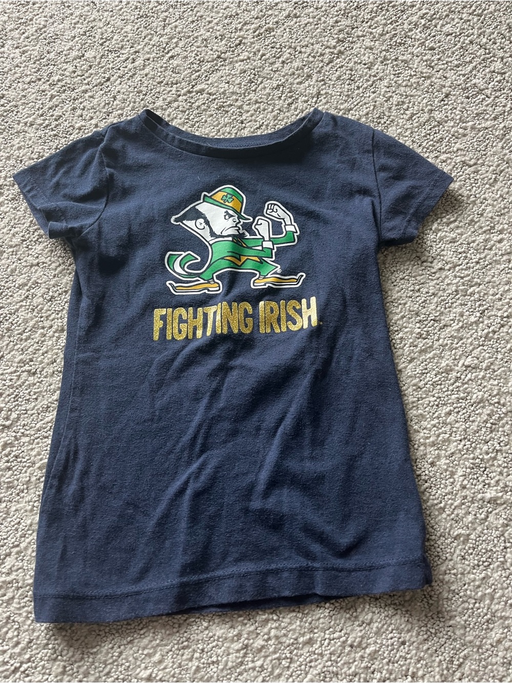 Notre Dame Shirt 4T like new